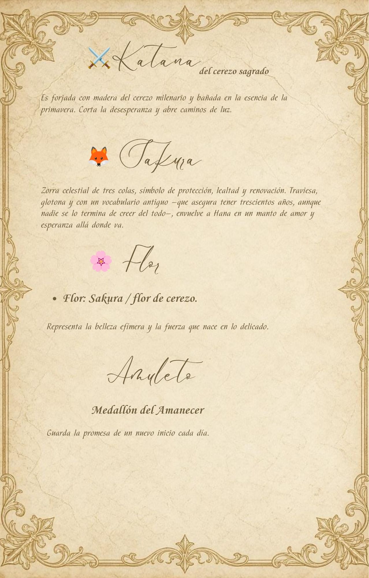 Ficha complementaria de Hana, parte 2