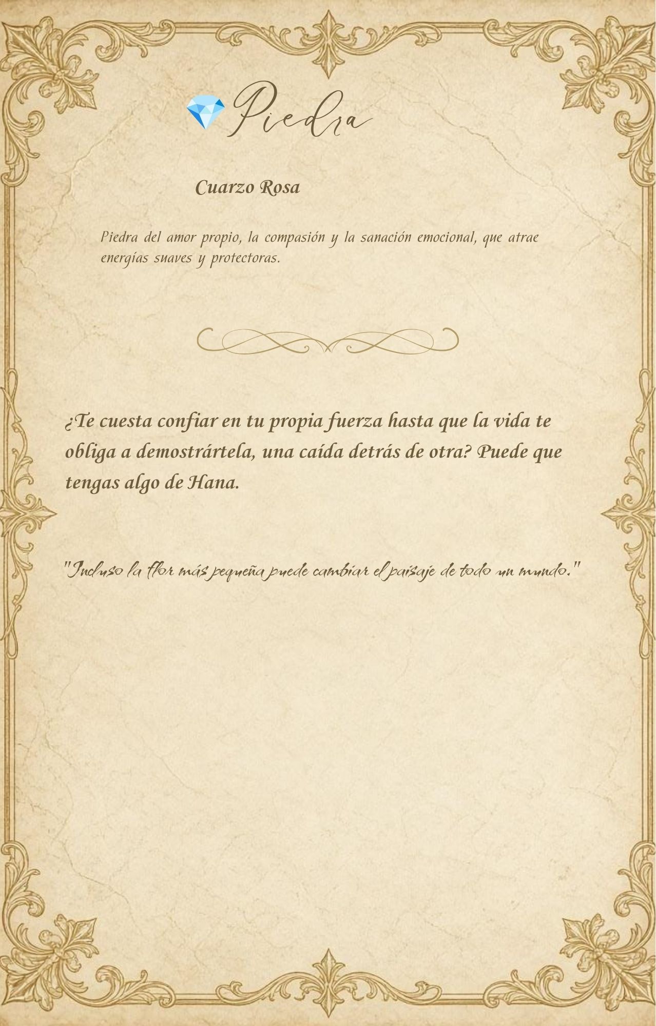 Ficha complementaria de Hana, parte 3