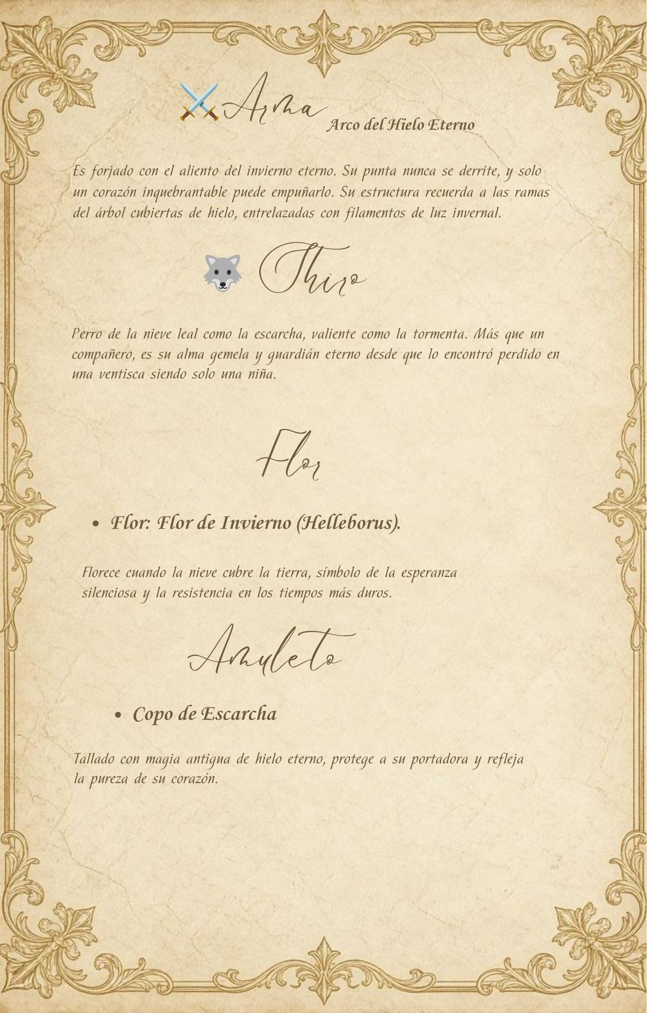 Ficha complementaria de Yuki, parte 2