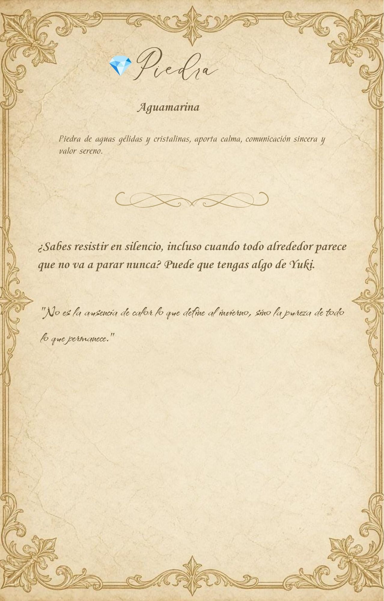 Ficha complementaria de Yuki, parte 3